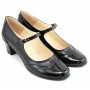 Pantofi dama comozi si eleganti, din piele naturala, cu toc de 5 cm, P104NL5